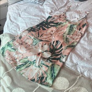 Wrap Up by VP Tropical Floral Slip Dress